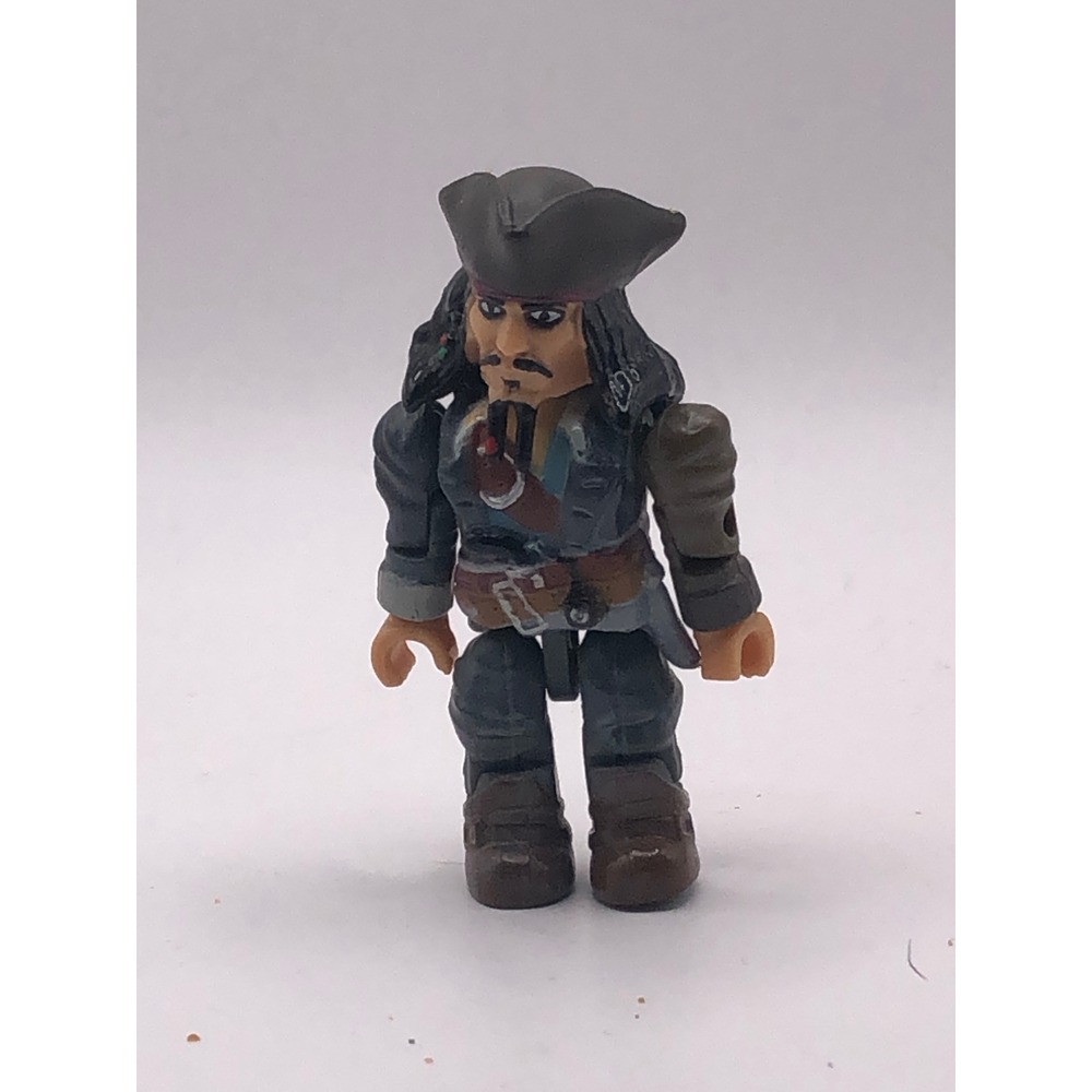 Mega Bloks Pirates of the Caribbean Captain Jack Sparrow Mini Figure 2 inch A1